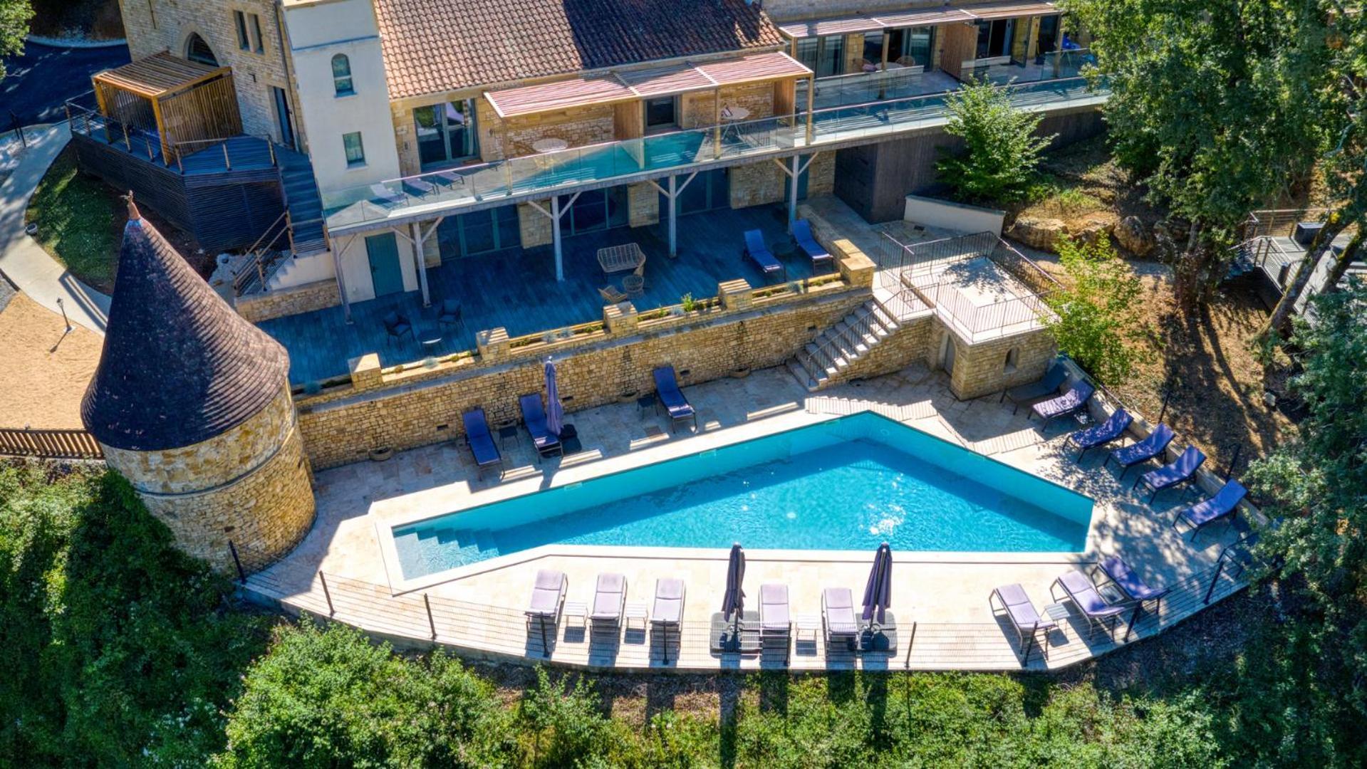 La Perle De Domme Hotel Bagian luar foto